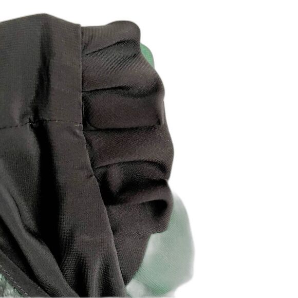 PatBO Green Liquid Velvet V-Neck Long Sleeve Midi Dress Size 8 - Picture 7 of 11